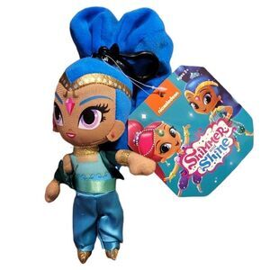 Shimmer & Shine Plush Stuffed Toy Doll Zipper Backpack Clip Purse Keychain NWT